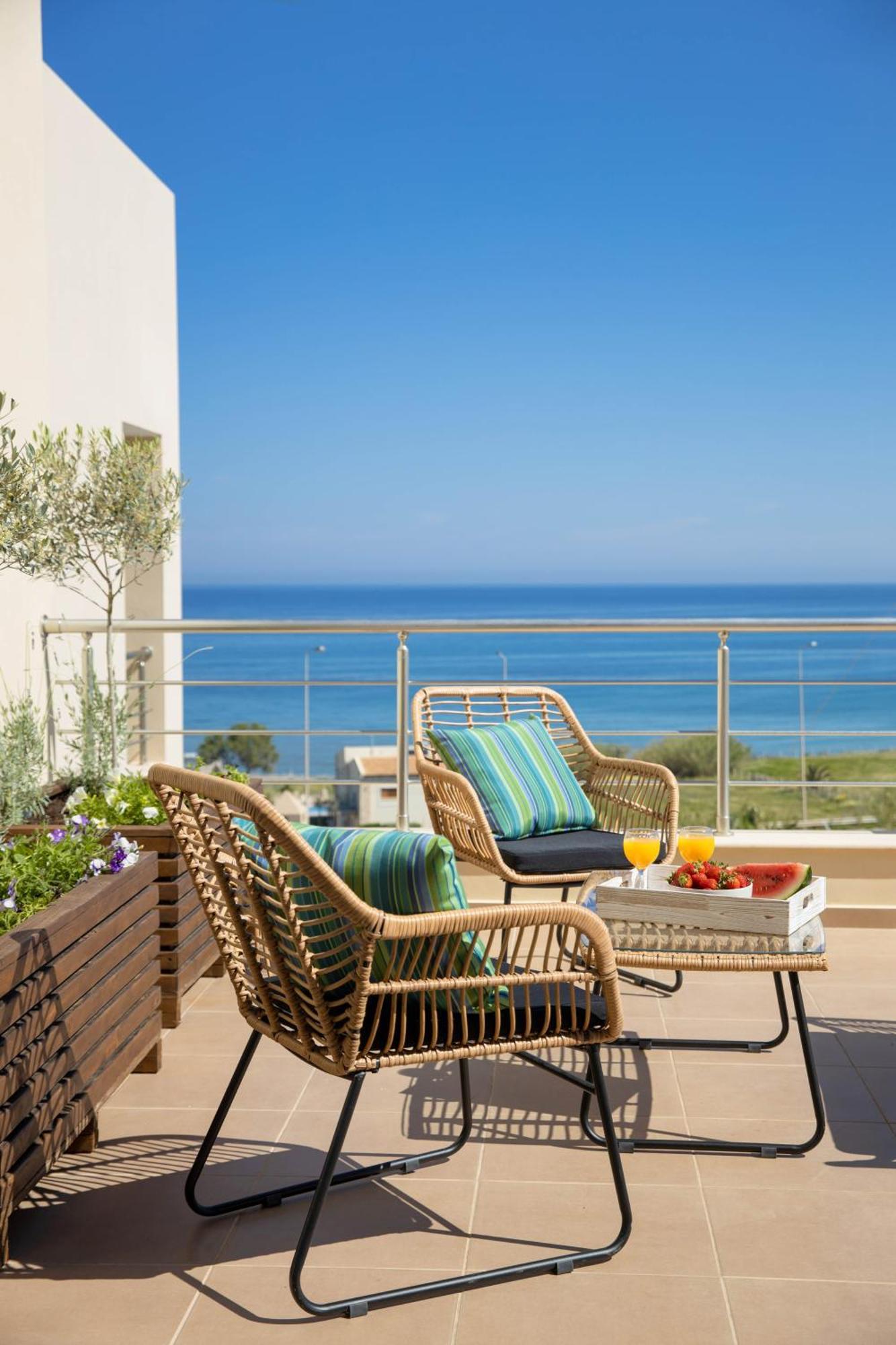 "Peach" - Sea View Maisonette By Sky Hill Resorts Pangalohóri Kültér fotó