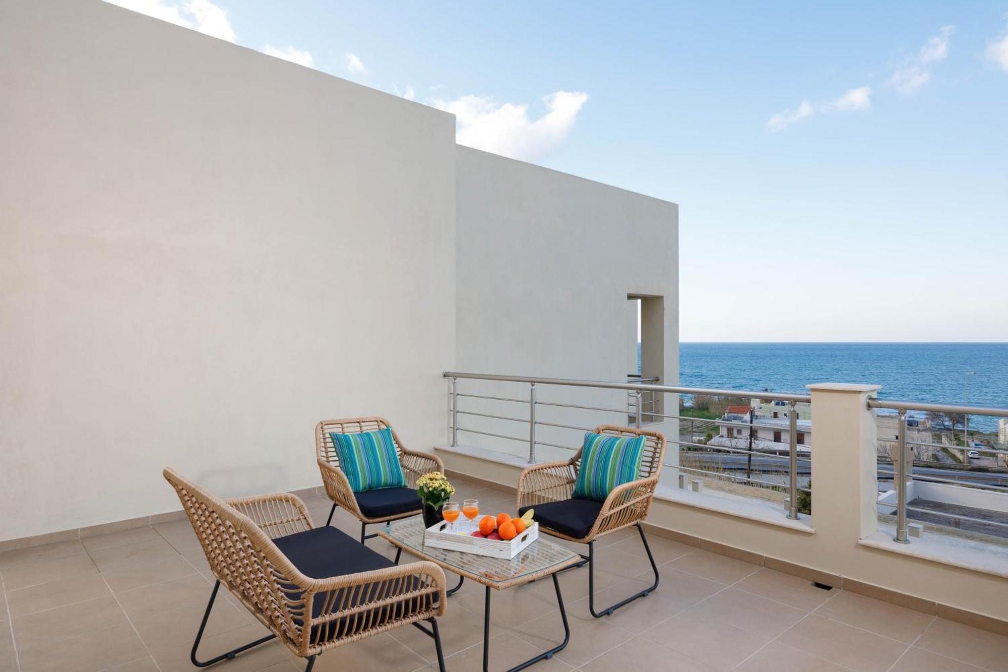 "Peach" - Sea View Maisonette By Sky Hill Resorts Pangalohóri Kültér fotó