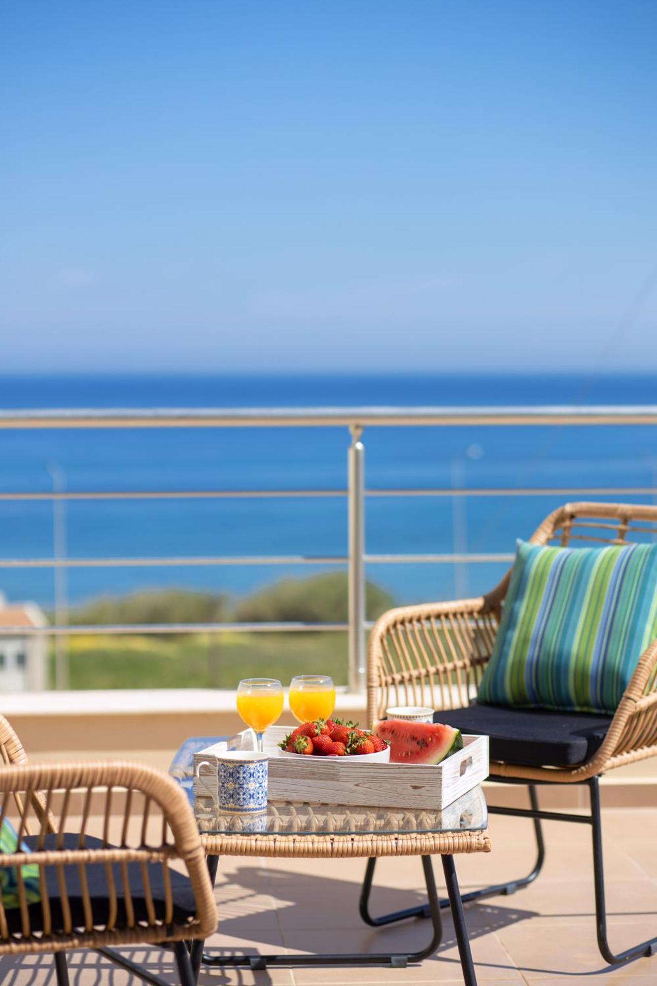 "Peach" - Sea View Maisonette By Sky Hill Resorts Pangalohóri Kültér fotó