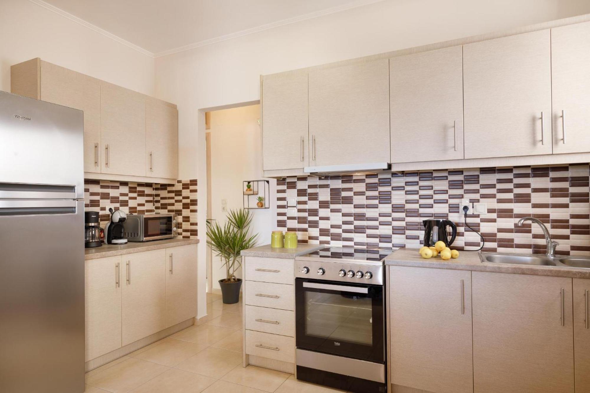 "Peach" - Sea View Maisonette By Sky Hill Resorts Pangalohóri Kültér fotó