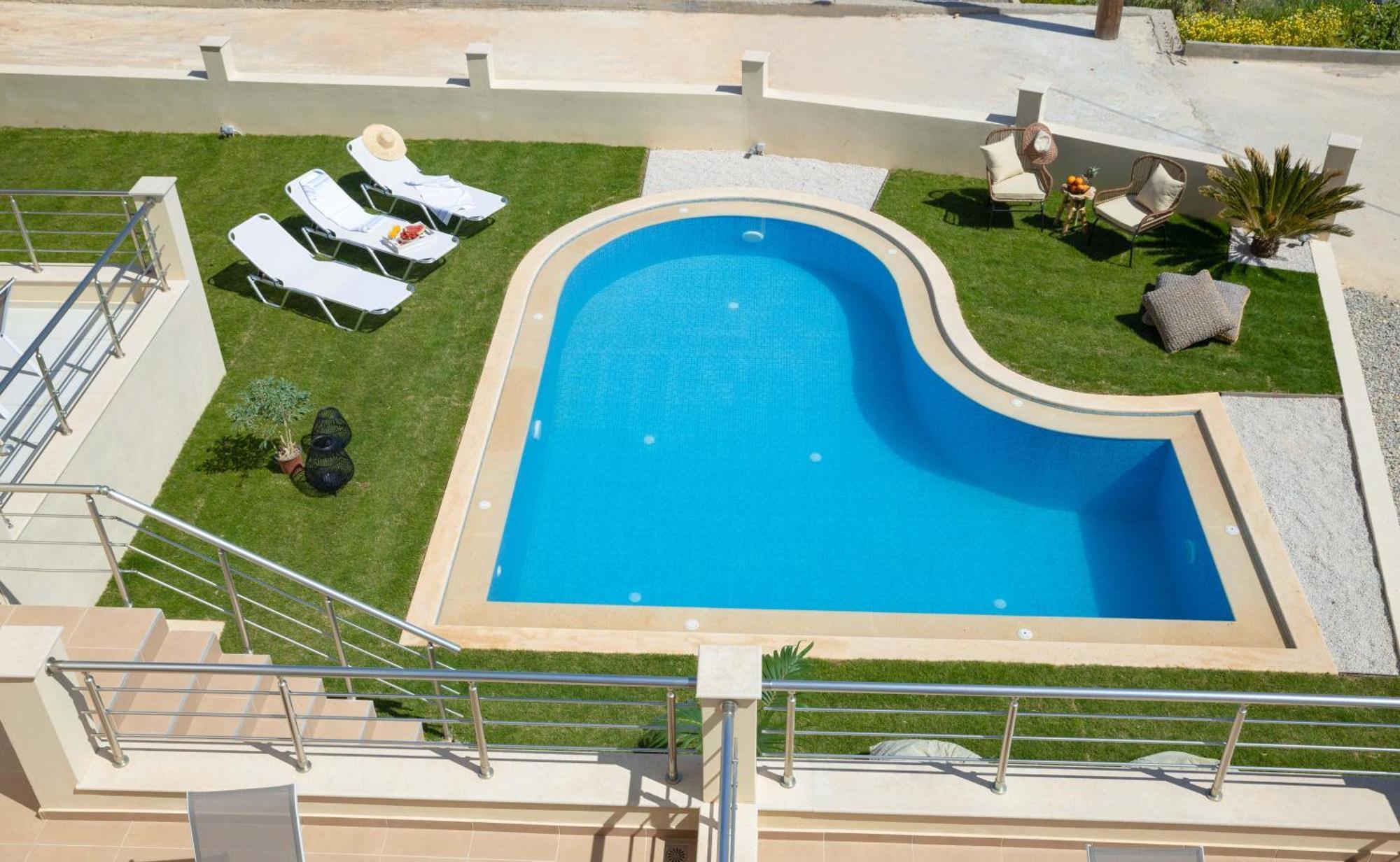 "Peach" - Sea View Maisonette By Sky Hill Resorts Pangalohóri Kültér fotó
