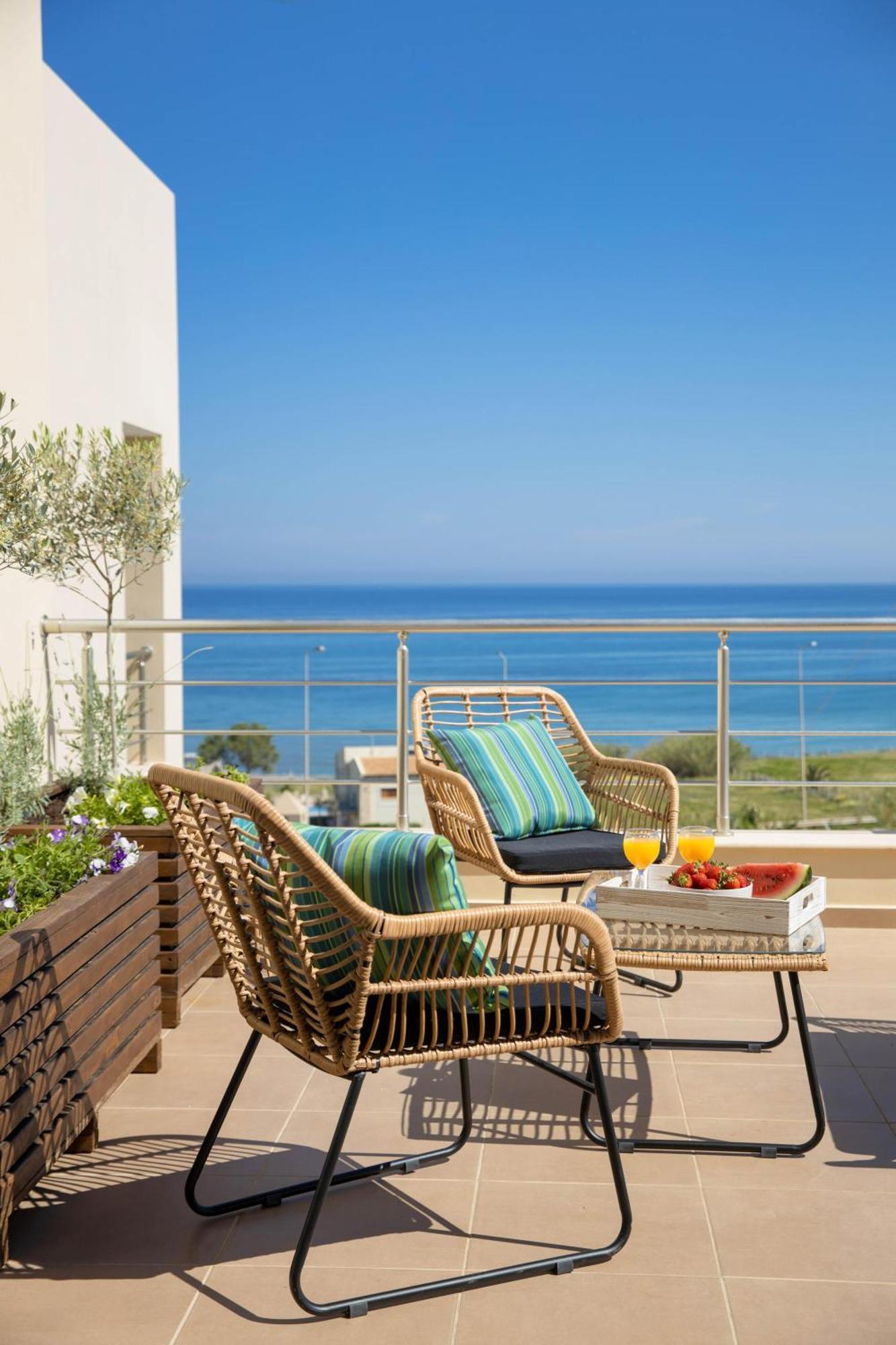 "Peach" - Sea View Maisonette By Sky Hill Resorts Pangalohóri Kültér fotó